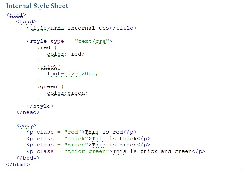 63. Internal Style Sheet – Teacher Wooi Robotic